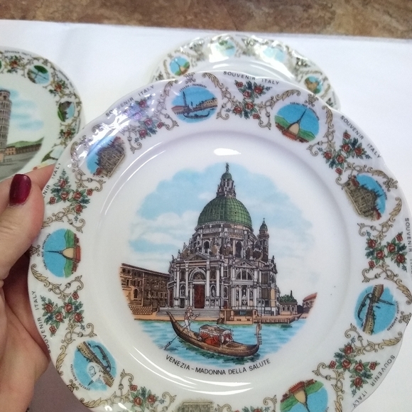 Vintage Mitterteich Set of 4 Italian Souvenir Plates - Picture 11 of 14